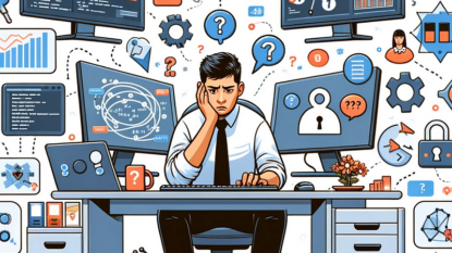 a confused data scientist