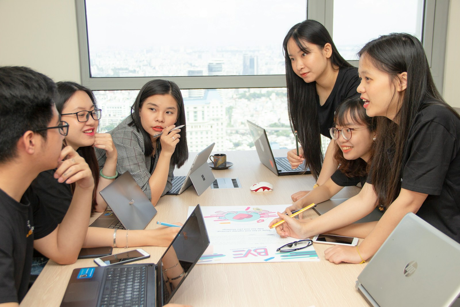 group of people for data team